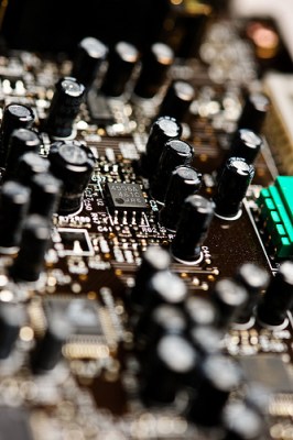 Credit: Randy Pertiet@Flickr; Macro Computer Circuit Board #4