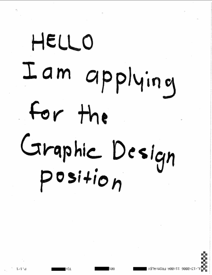 Cover letter samples graphic artist