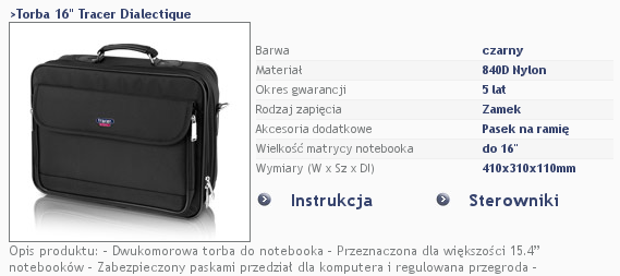 Pobierz sterownik do torby na laptopa